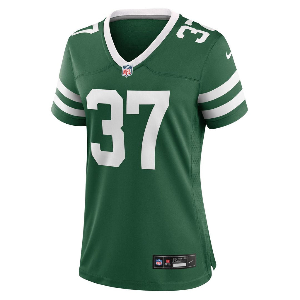 Qwan'tez Stiggers New York Jets Nike Women's Game Jersey - Legacy Green Official NFL Team Apparel Football Fan Gear