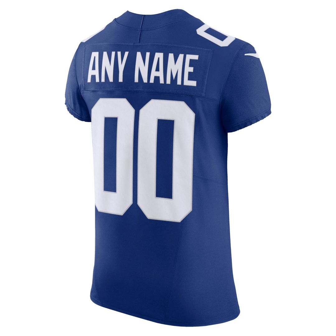 New York Giants Nike Vapor F.U.S.E. Elite Custom Jersey - Royal Official NFL Team Apparel Football Fan Gear