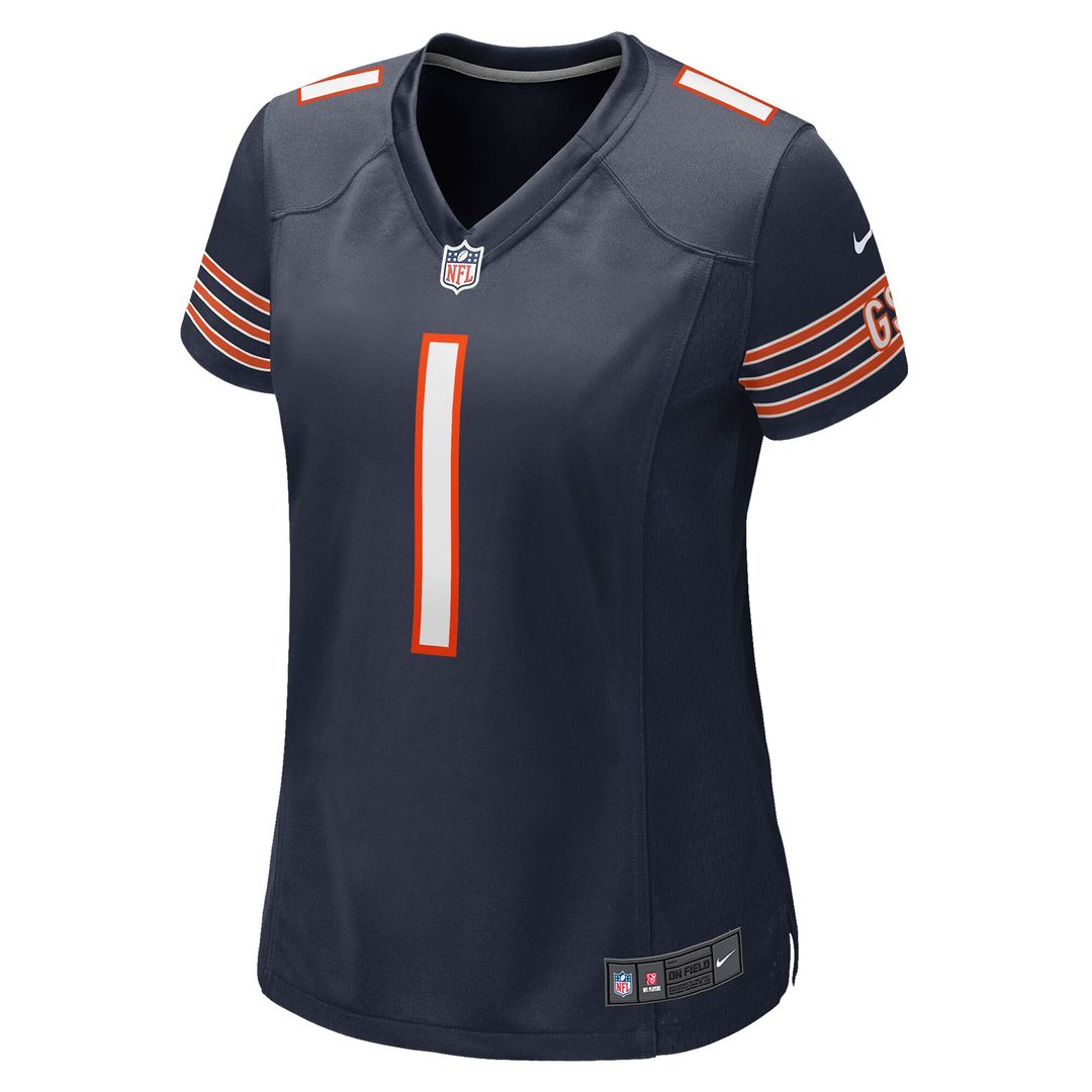 Number 1 Mom Chicago Bears Nike Women's Game Jersey - Navy Official NFL Team Apparel Football Fan Gear