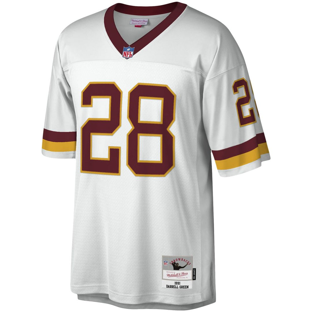 Darrell Green Washington Football Team Mitchell & Ness Legacy Replica Jersey - White Official NFL Team Apparel Football Fan Gear