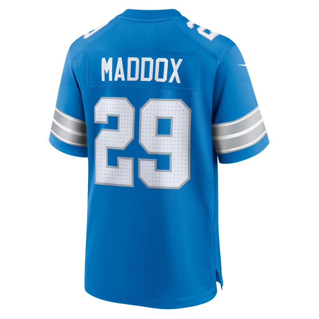 Avonte Maddox Detroit Lions Nike Team Game Jersey - Blue Official NFL Team Apparel Football Fan Gear