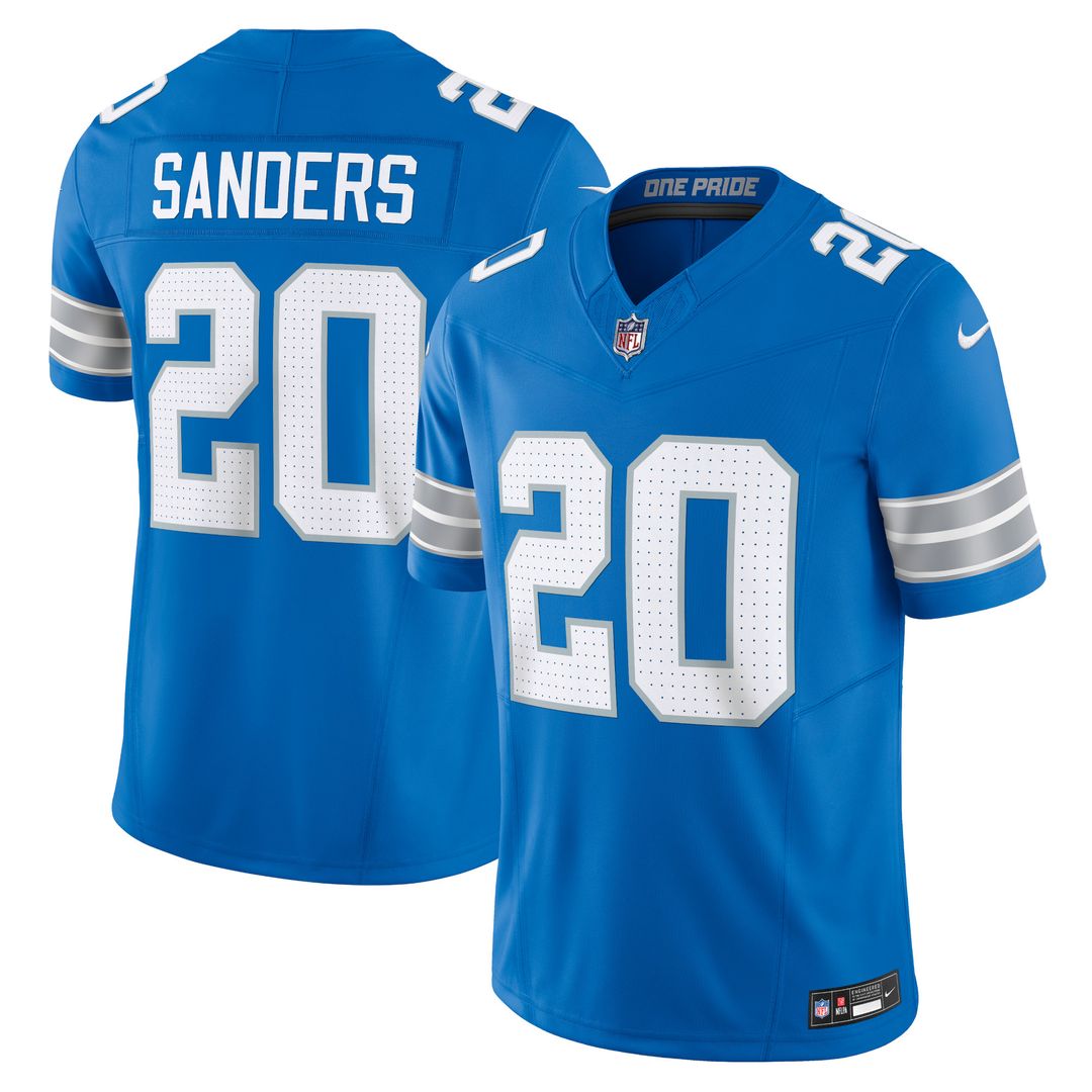 Barry Sanders Detroit Lions Nike Vapor F.U.S.E. Limited Jersey - Blue Official NFL Team Apparel Football Fan Gear