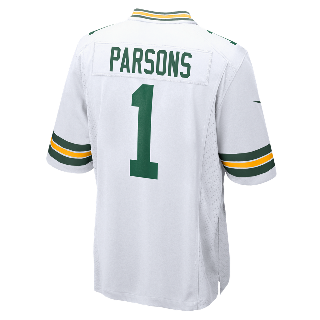 Micah Parsons Green Bay Packers Nike Game Player Jersey - White Official NFL Team Apparel Football Fan Gear