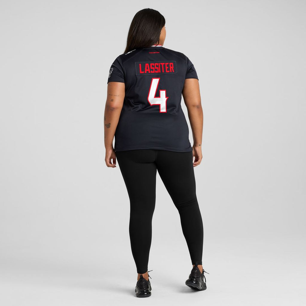 Kamari Lassiter Houston Texans Nike Women's Team Game Jersey - Navy Official NFL Team Apparel Football Fan Gear