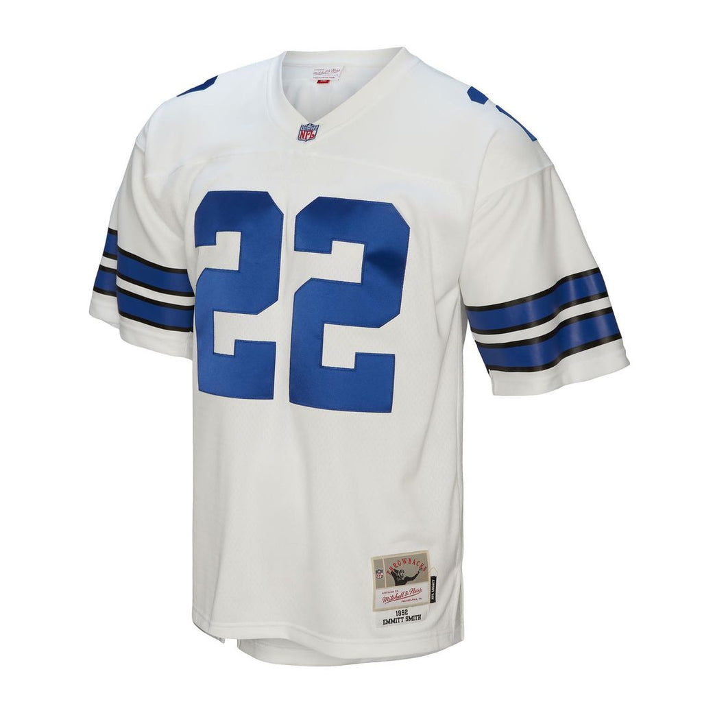 Emmitt Smith Dallas Cowboys Mitchell & Ness Youth Retired Player Legacy Jersey - White Official NFL Team Apparel Football Fan Gear