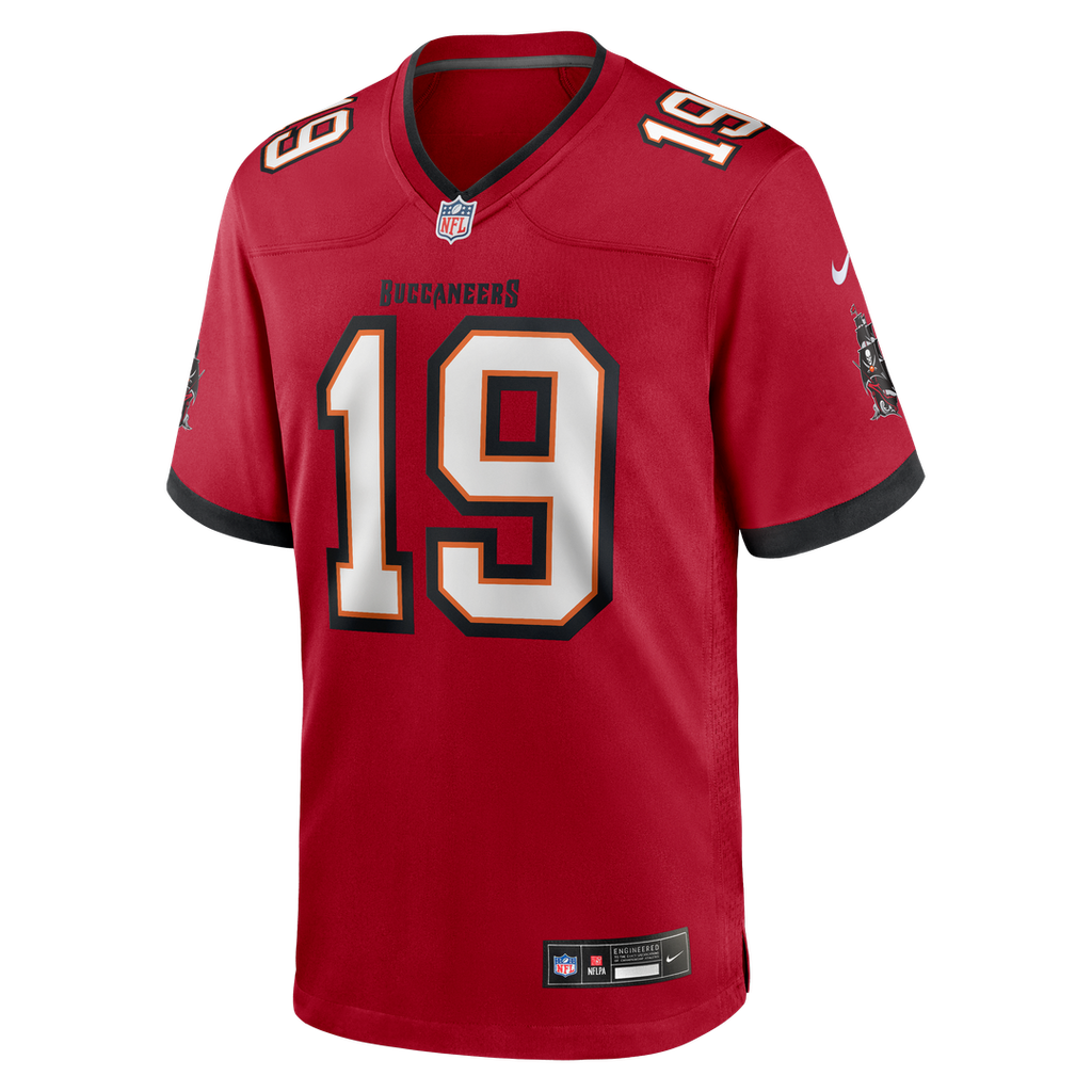 Keyshawn Johnson Tampa Bay Buccaneers Nike Game Retired Player Jersey - Red Official NFL Team Apparel Football Fan Gear