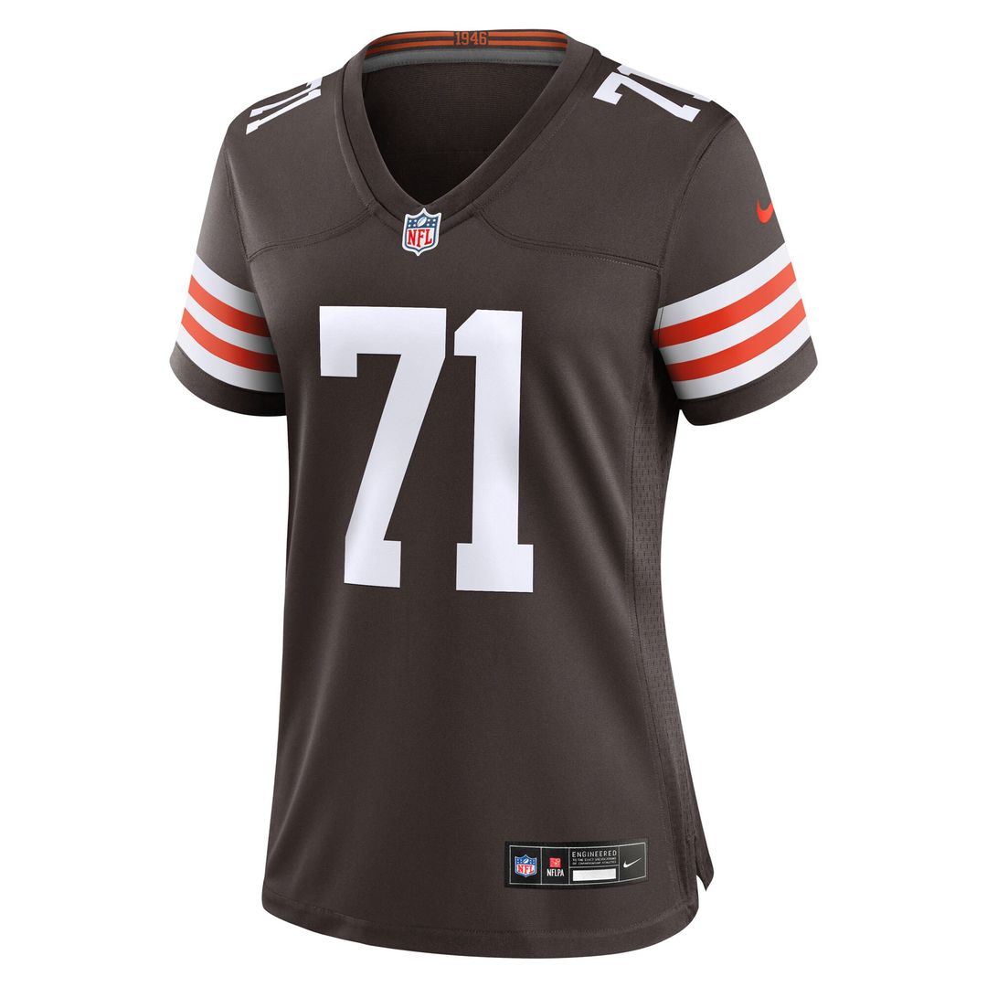 Cornelius Lucas Cleveland Browns Nike Women's Team Game Jersey - Brown Official NFL Team Apparel Football Fan Gear