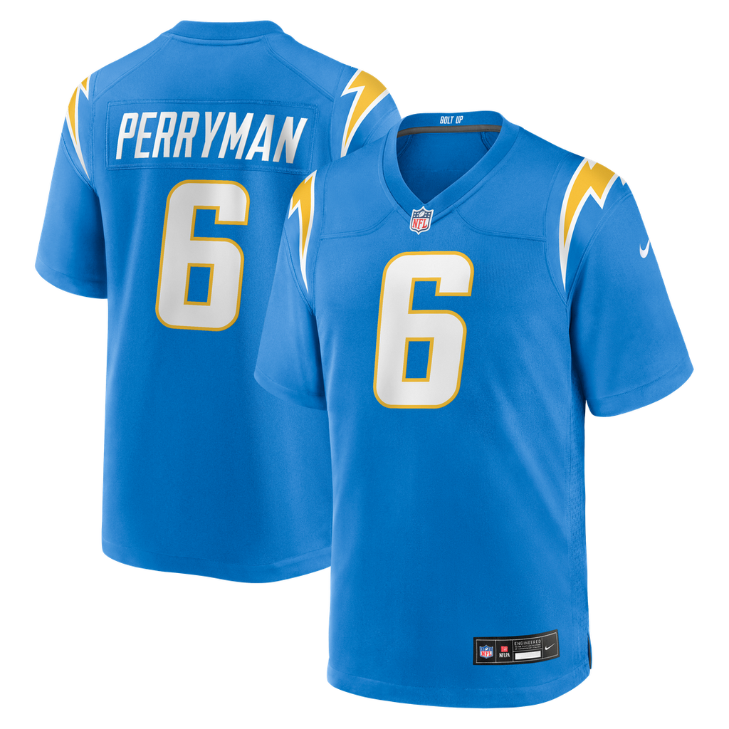 Denzel Perryman Los Angeles Chargers Nike Team Game Jersey - Powder Blue Official NFL Team Apparel Football Fan Gear