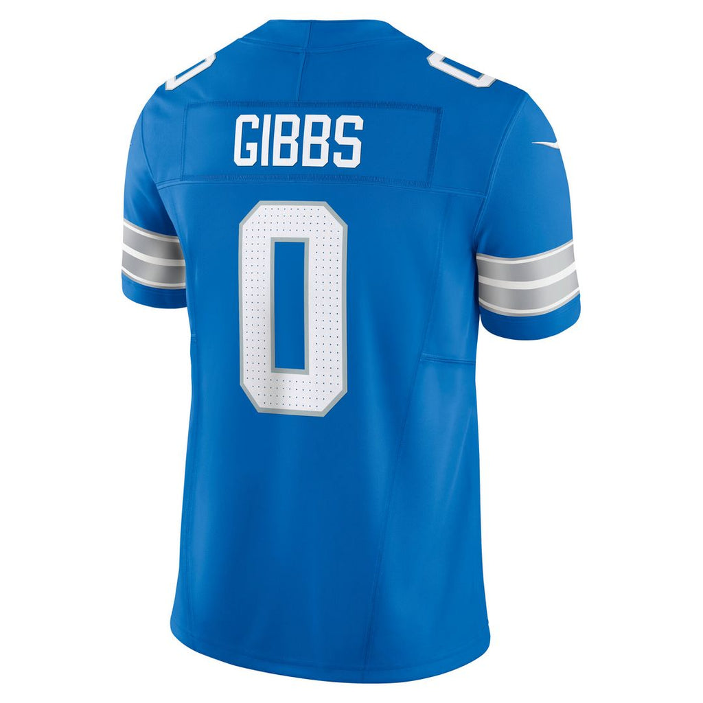 Jahmyr Gibbs Detroit Lions Nike Vapor F.U.S.E. Limited Jersey - Blue Official NFL Team Apparel Football Fan Gear