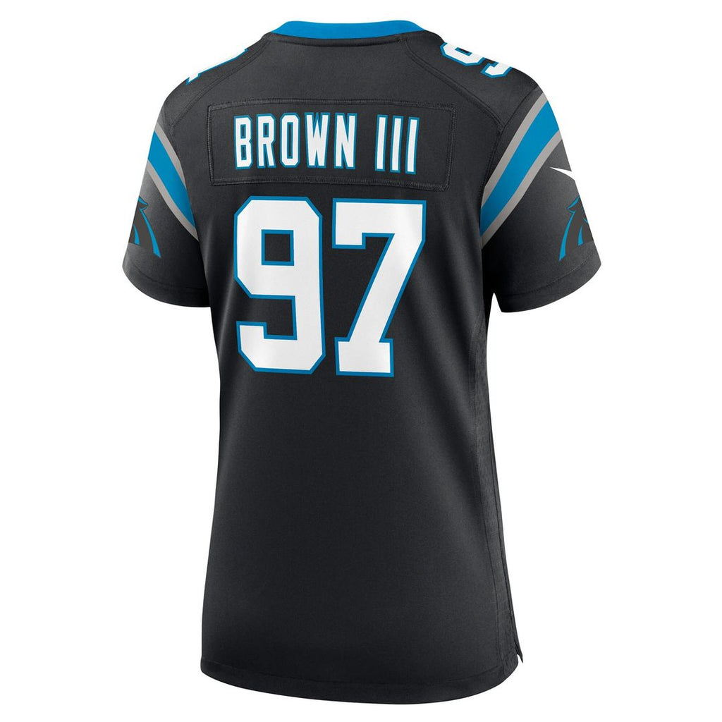 Bobby Brown III Carolina Panthers Nike Women's Team Game Jersey - Black Official NFL Team Apparel Football Fan Gear