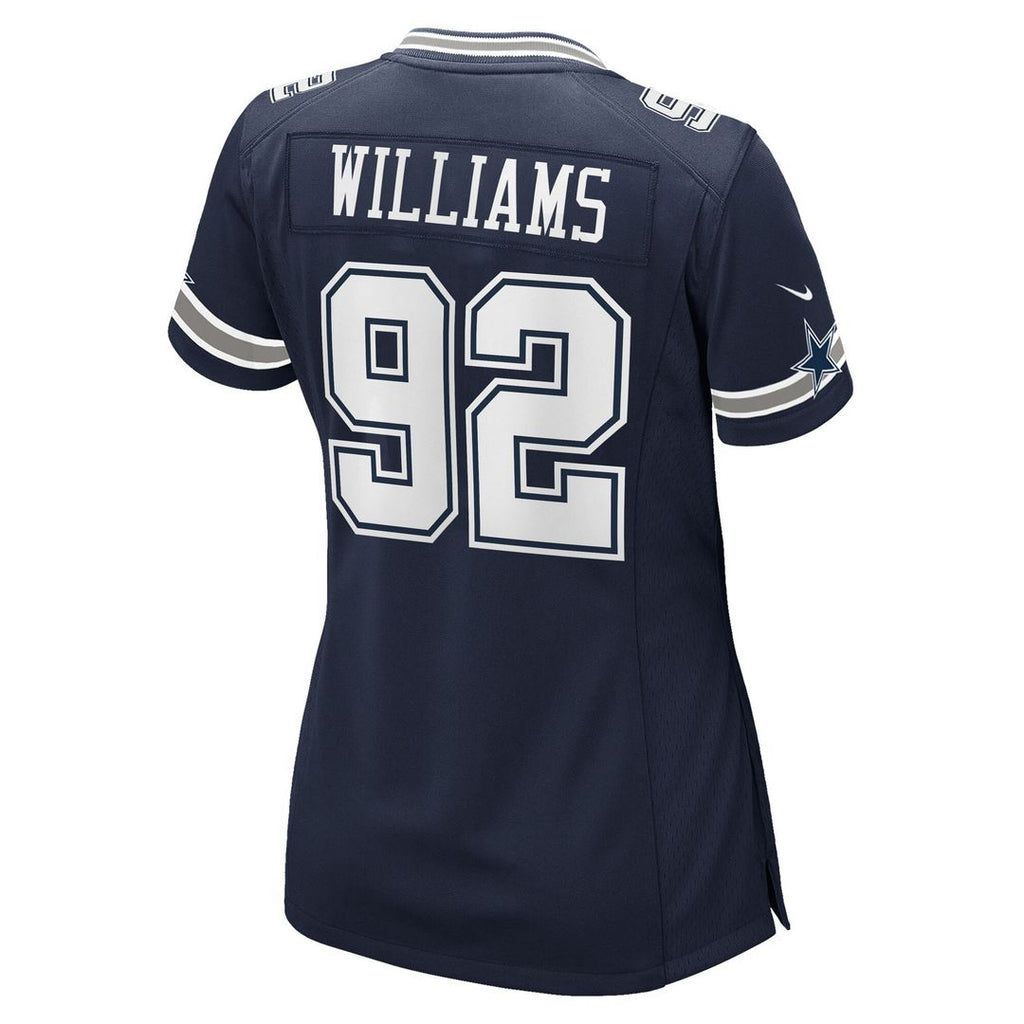 Quinnen Williams Dallas Cowboys Nike Women's Team Game Jersey - Navy Official NFL Team Apparel Football Fan Gear