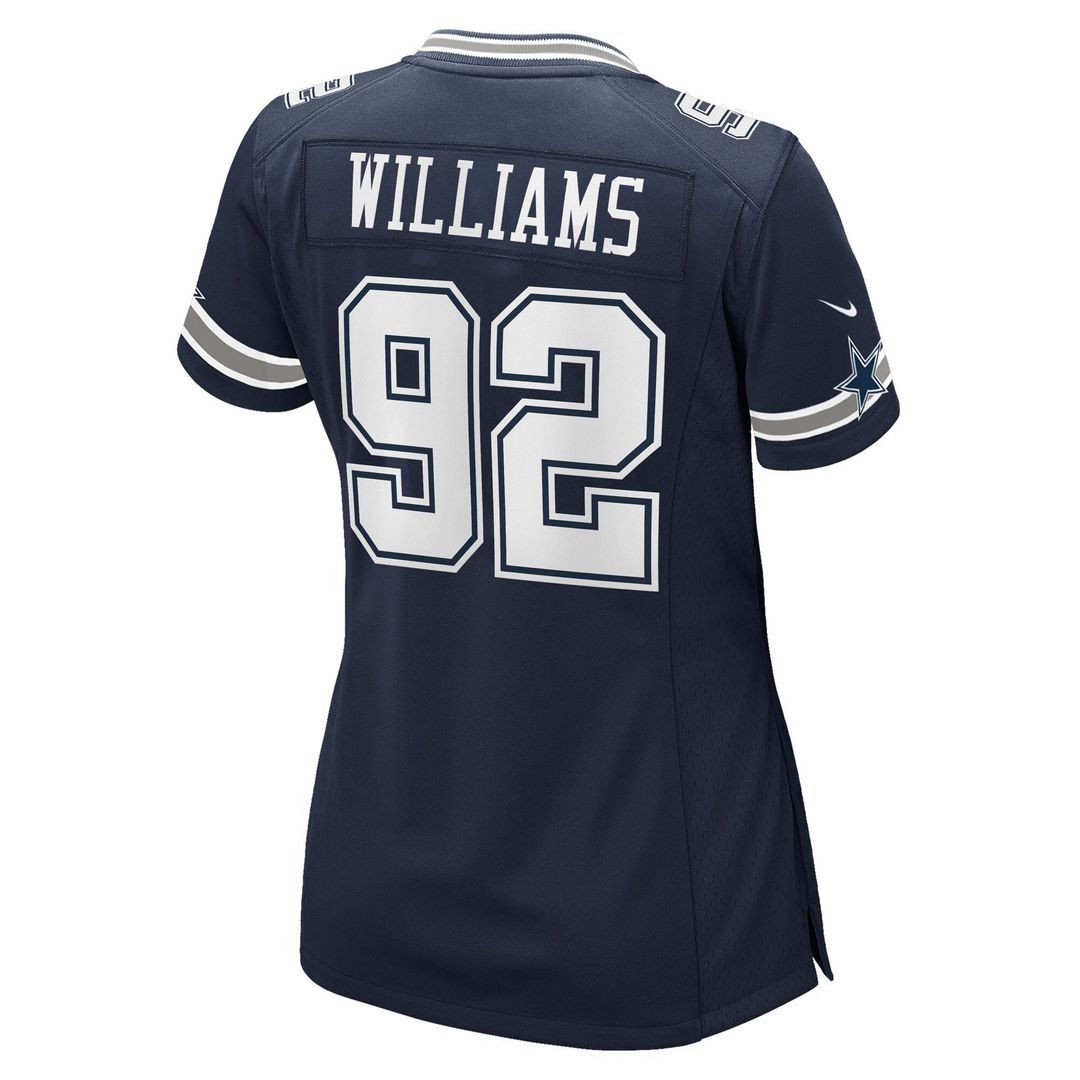 Quinnen Williams Dallas Cowboys Nike Women's Team Game Jersey - Navy Official NFL Team Apparel Football Fan Gear