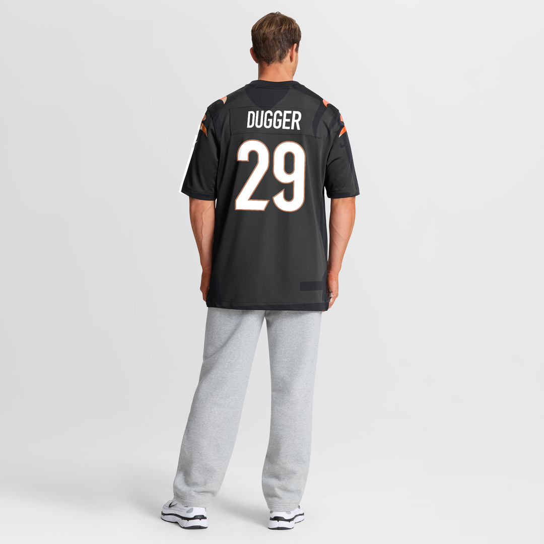 Kyle Dugger Cincinnati Bengals Nike Team Game Jersey - Black Official NFL Team Apparel Football Fan Gear