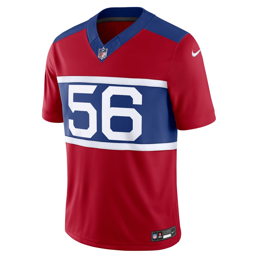Lawrence Taylor New York Giants Nike Alternate Vapor F.U.S.E. Retired Player Limited Jersey - Century Red Official NFL Team Apparel Football Fan Gear