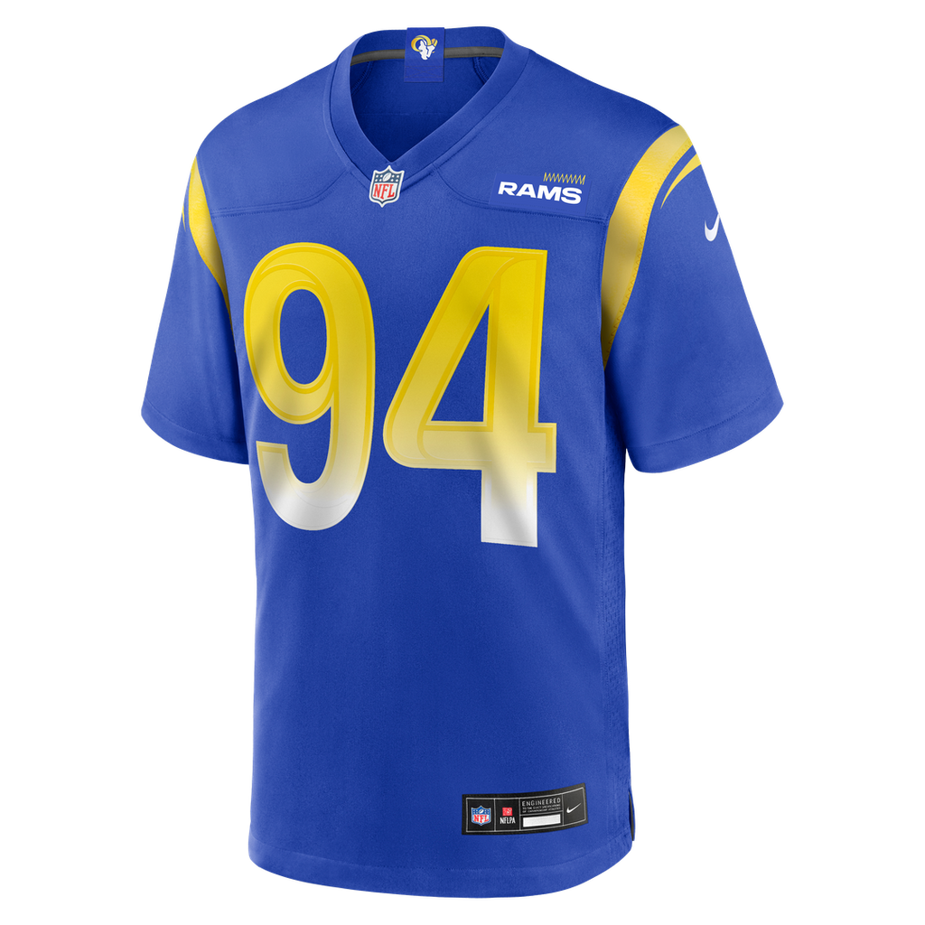 Desjuan Johnson Los Angeles Rams Nike Home Game Jersey - Royal Official NFL Team Apparel Football Fan Gear
