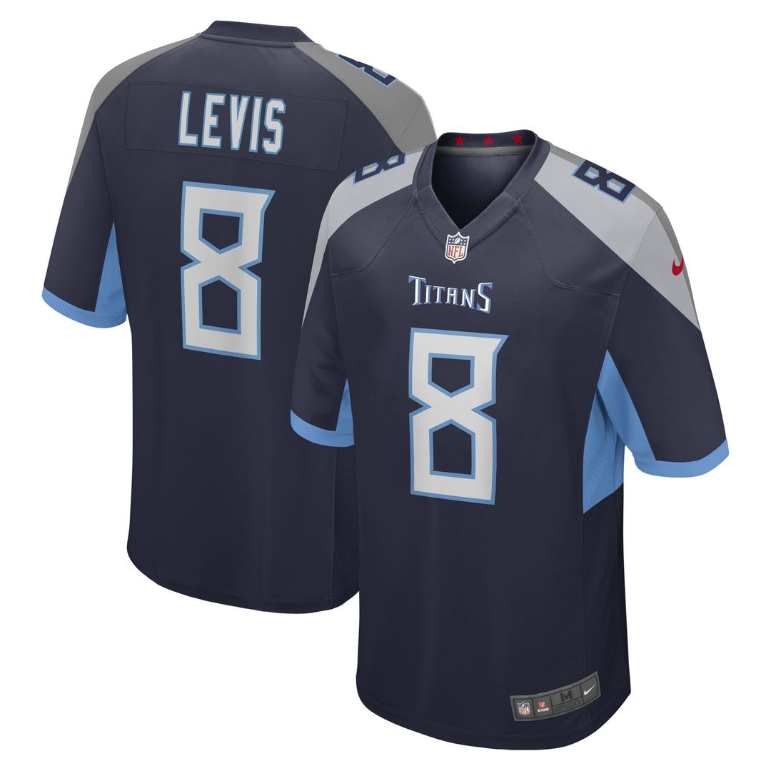Will Levis Tennessee Titans Nike Game Jersey - Navy Official NFL Team Apparel Football Fan Gear