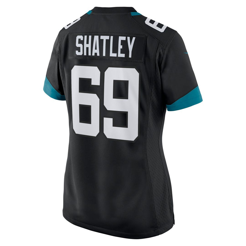 Tyler Shatley Jacksonville Jaguars Nike Women's Game Jersey - Black Official NFL Team Hat Football Fan Cap