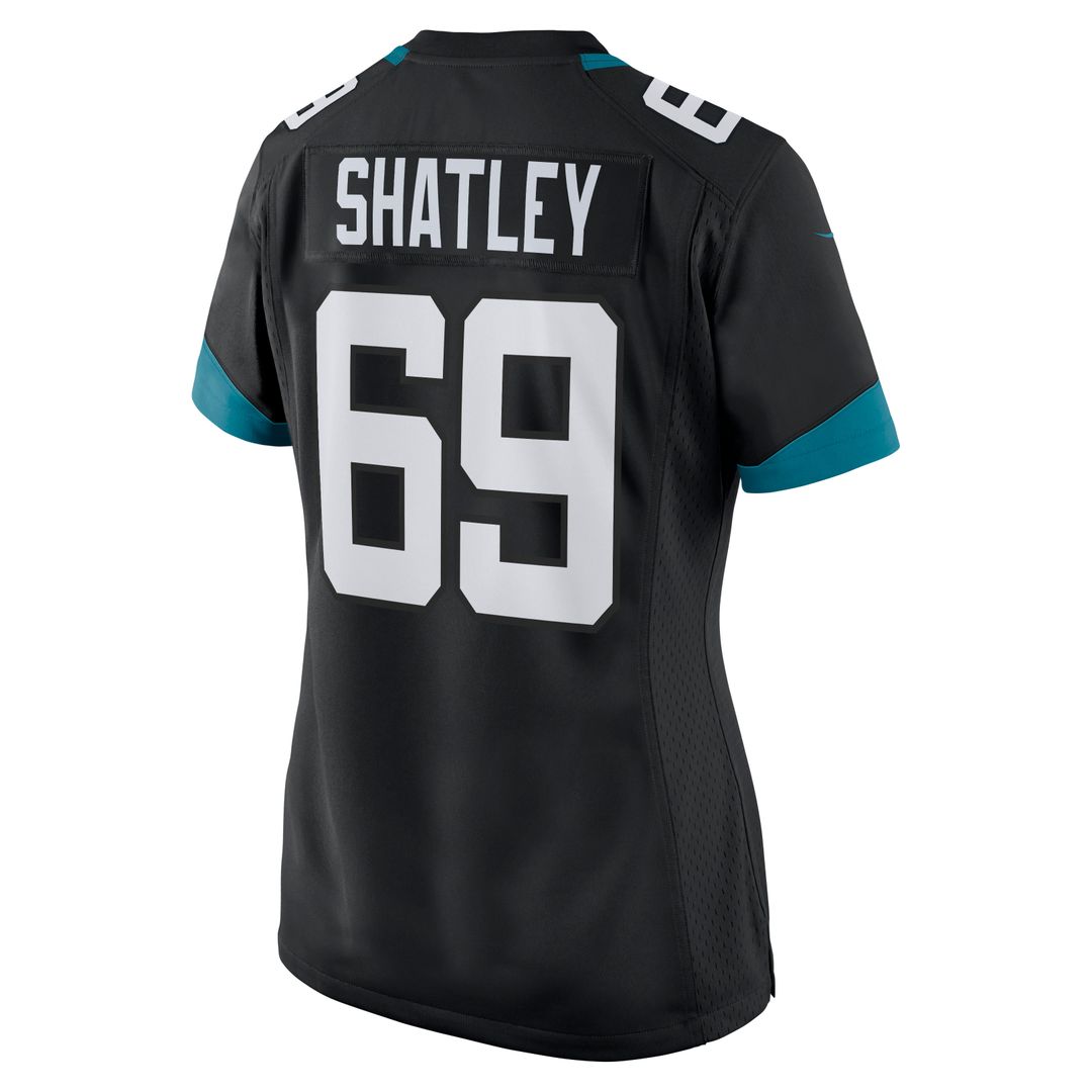 Tyler Shatley Jacksonville Jaguars Nike Women's Game Jersey - Black Official NFL Team Hat Football Fan Cap