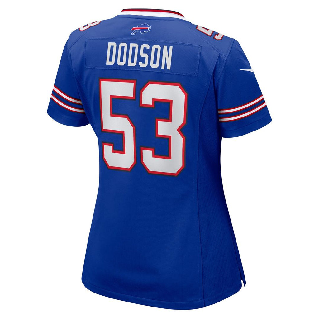 Tyrel Dodson Buffalo Bills Nike Women's Game Jersey - Royal Official NFL Team Apparel Football Fan Gear