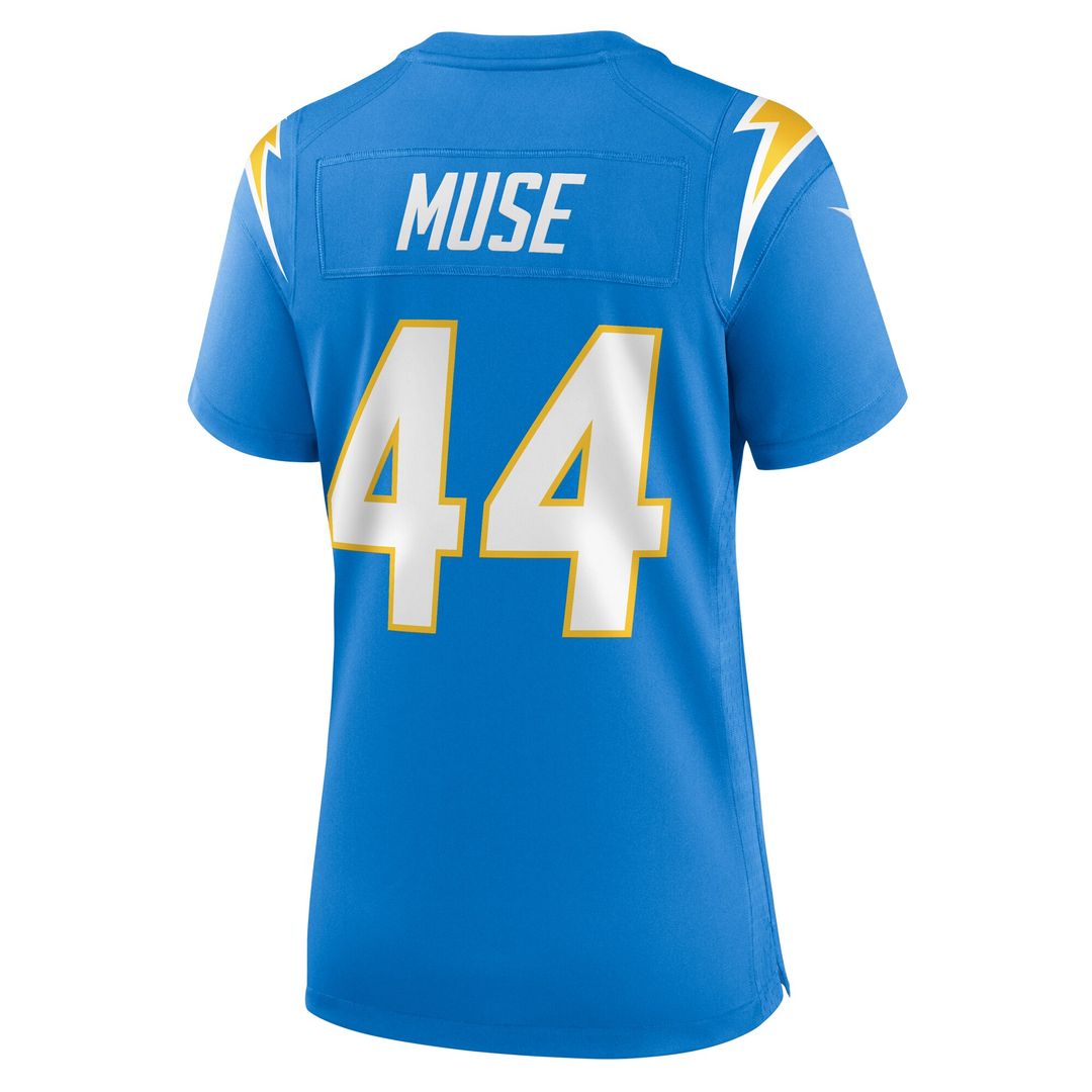 Tanner Muse Los Angeles Chargers Nike Women's Team Game Jersey - Powder Blue Official NFL Team Apparel Football Fan Gear