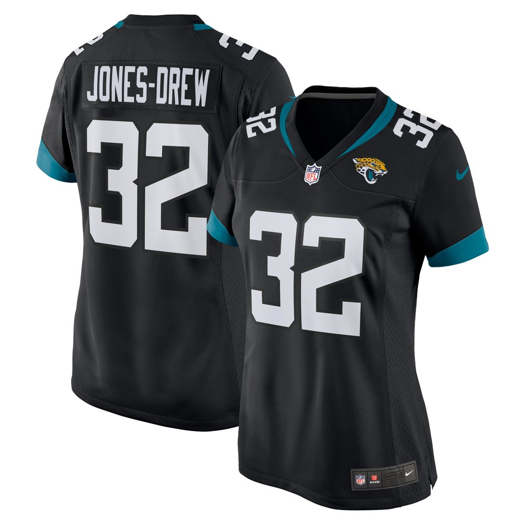 Maurice Jones-Drew Jacksonville Jaguars Nike Women's Game Retired Player Jersey - Black Official NFL Team Apparel Football Fan Gear