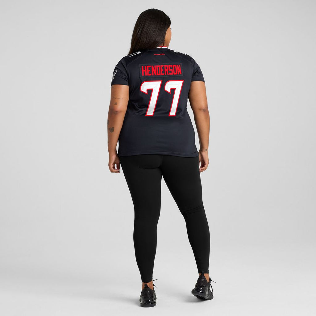 LaDarius Henderson Houston Texans Nike Women's Game Jersey - Navy Official NFL Team Apparel Football Fan Gear