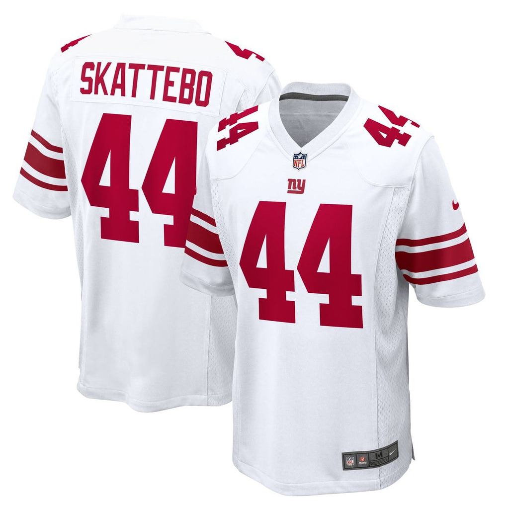 Cam Skattebo New York Giants Nike Game Jersey - White Official NFL Team Apparel Football Fan Gear