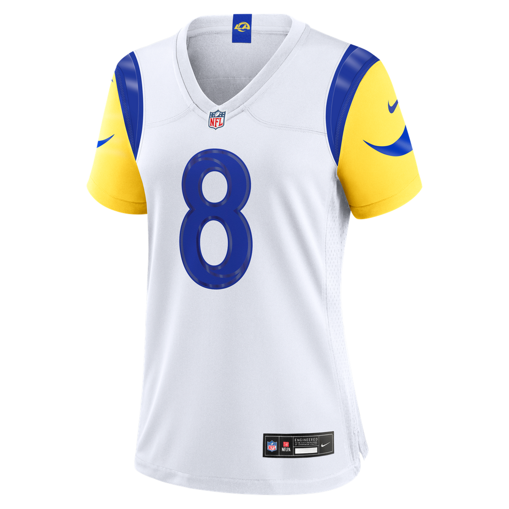 Jared Verse Los Angeles Rams Nike Women's Game Jersey - White Official NFL Team Apparel Football Fan Gear
