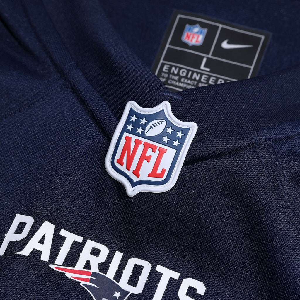 Elijah Ponder New England Patriots Nike Team Game Jersey - Navy Official NFL Team Apparel Football Fan Gear