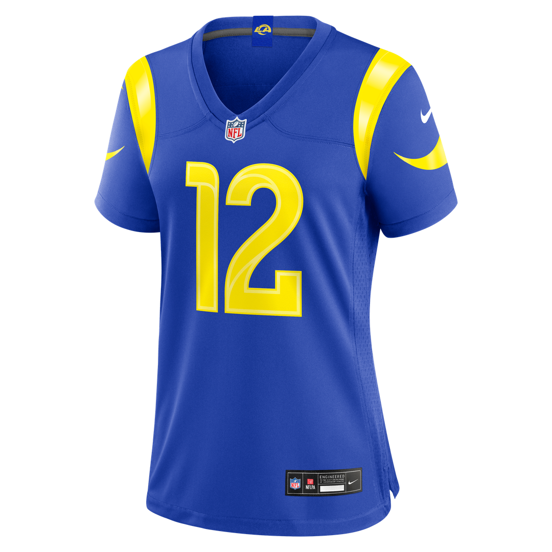 Puka Nacua Los Angeles Rams Nike Women's Game Jersey - Royal Official NFL Team Apparel Football Fan Gear
