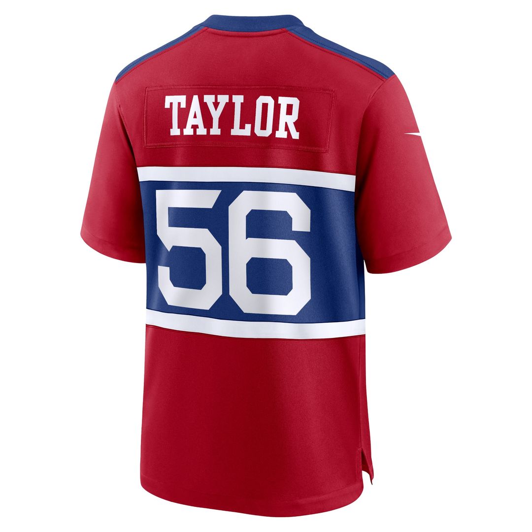 Lawrence Taylor New York Giants Nike Alternate Retired Player Game Jersey - Century Red Official NFL Team Apparel Football Fan Gear