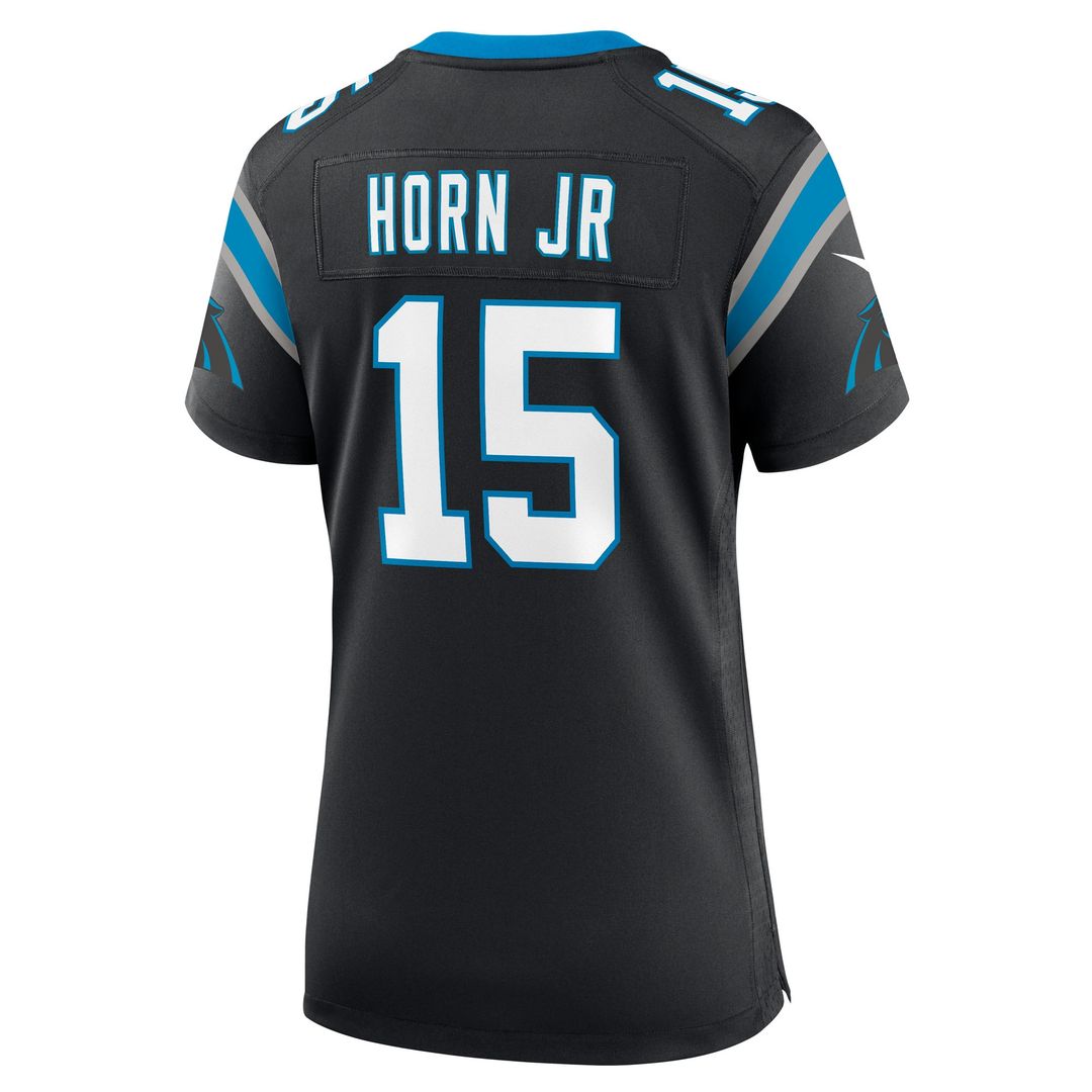 Jimmy Horn Jr Carolina Panthers Nike Women's Team Game Jersey - Black Official NFL Team Apparel Football Fan Gear
