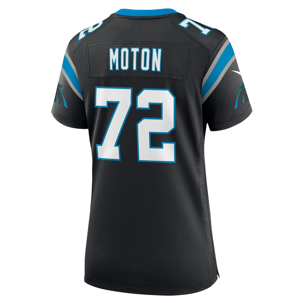 Taylor Moton Carolina Panthers Nike Women's Team Game Jersey - Black Official NFL Team Apparel Football Fan Gear