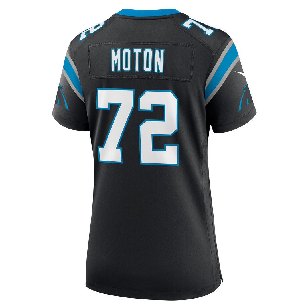 Taylor Moton Carolina Panthers Nike Women's Team Game Jersey - Black Official NFL Team Apparel Football Fan Gear