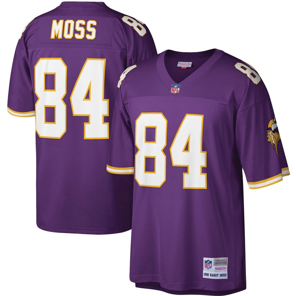 Randy Moss Minnesota Vikings Mitchell & Ness Legacy Replica Jersey - Purple Official NFL Team Apparel Football Fan Gear