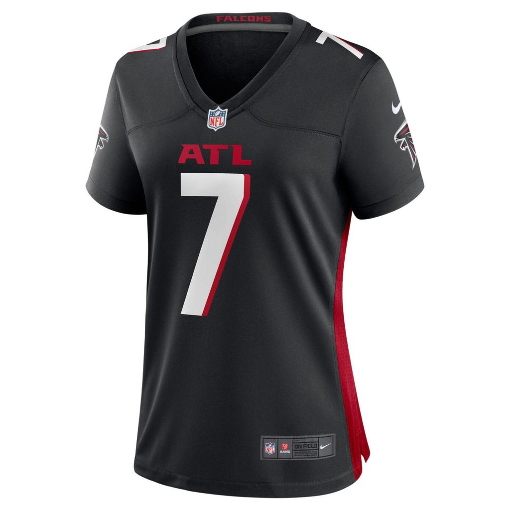 Bijan Robinson Atlanta Falcons Nike Women's Player Jersey - Black Official NFL Team Apparel Football Fan Gear