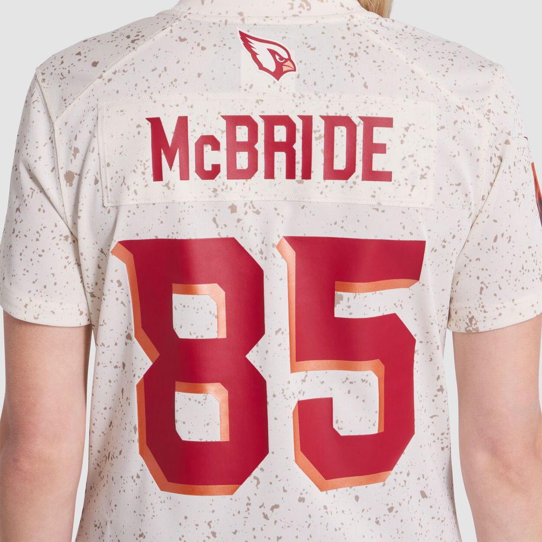 Trey McBride Arizona Cardinals Nike Women's 2025 Rivalries Collection Game Jersey - Natural Official NFL Team Apparel Football Fan Gear