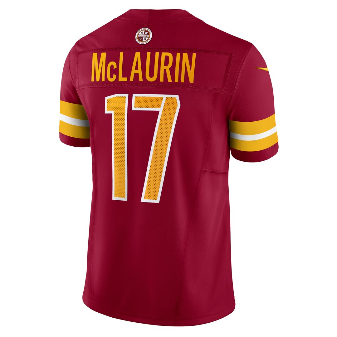 Terry McLaurin Washington Commanders Nike Vapor F.U.S.E. Limited Jersey - White Official NFL Team Apparel Football Fan Gear