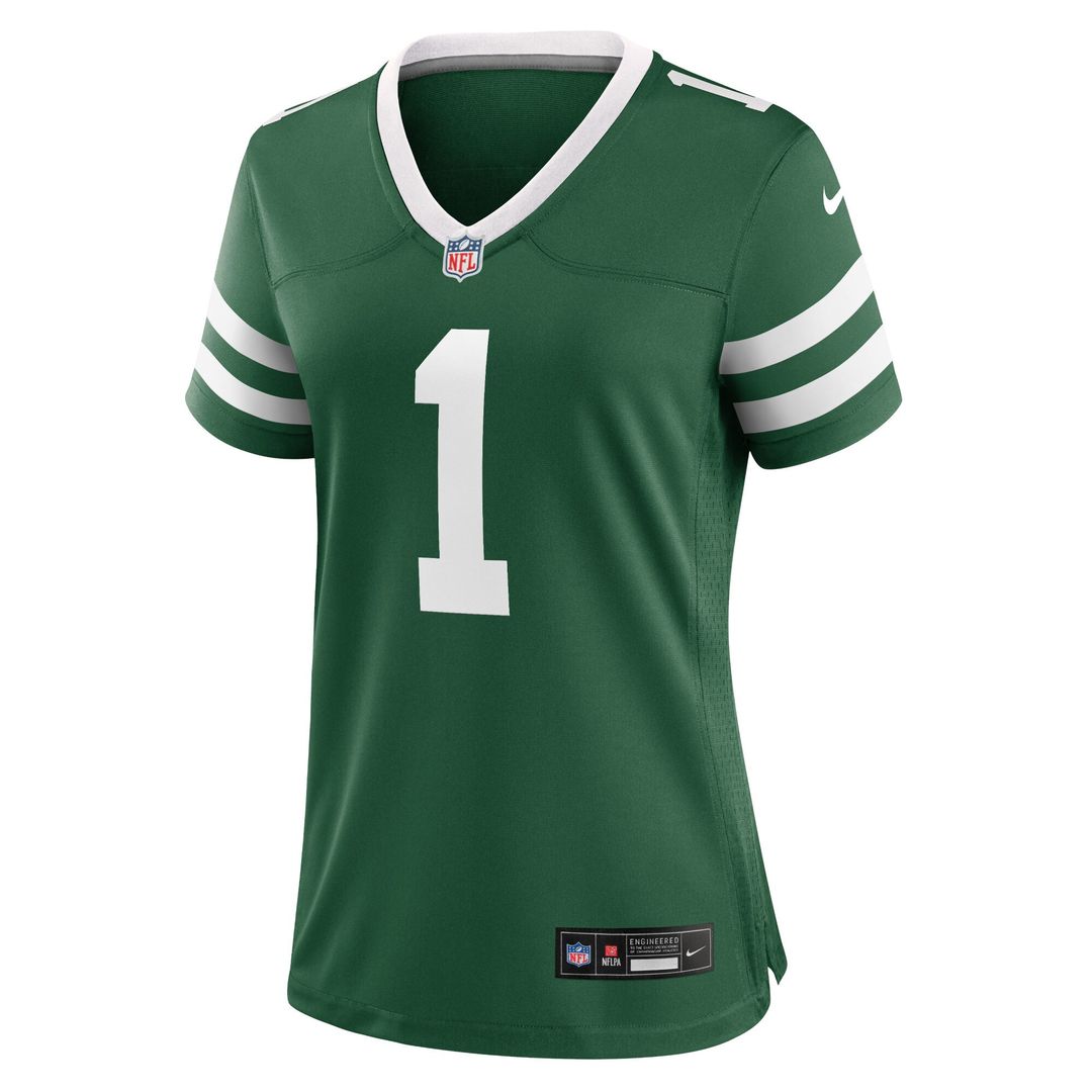 Ahmad Sauce Gardner New York Jets Nike Women's Game Jersey - Legacy Green Official NFL Team Apparel Football Fan Gear