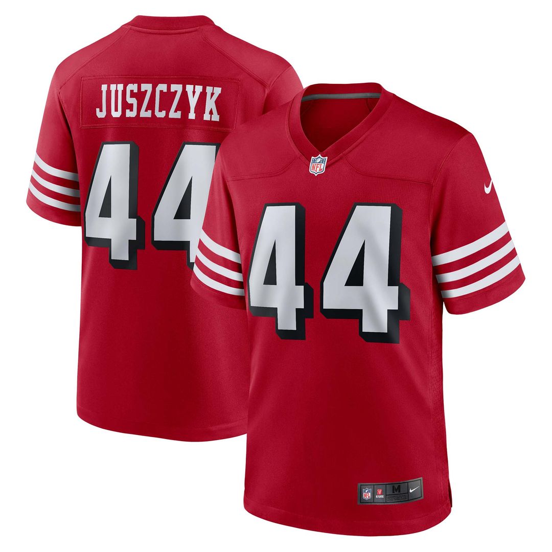 Kyle Juszczyk San Francisco 49ers Nike Alternate Game Jersey - Scarlet Official NFL Team Apparel Football Fan Gear