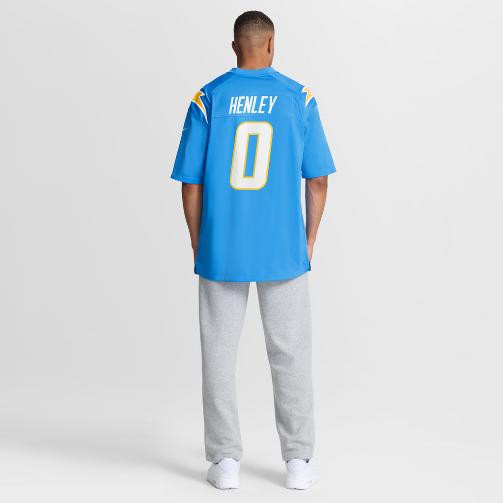 Daiyan Henley Los Angeles Chargers Nike Team Game Jersey - Powder Blue Official NFL Team Apparel Football Fan Gear