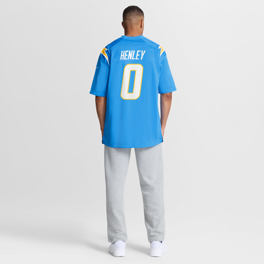 Daiyan Henley Los Angeles Chargers Nike Team Game Jersey - Powder Blue Official NFL Team Apparel Football Fan Gear