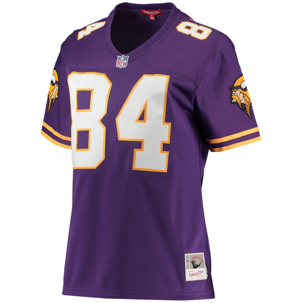 Randy Moss Minnesota Vikings Mitchell & Ness Women's Legacy Replica Team Jersey - Purple Official NFL Team Apparel Football Fan Gear