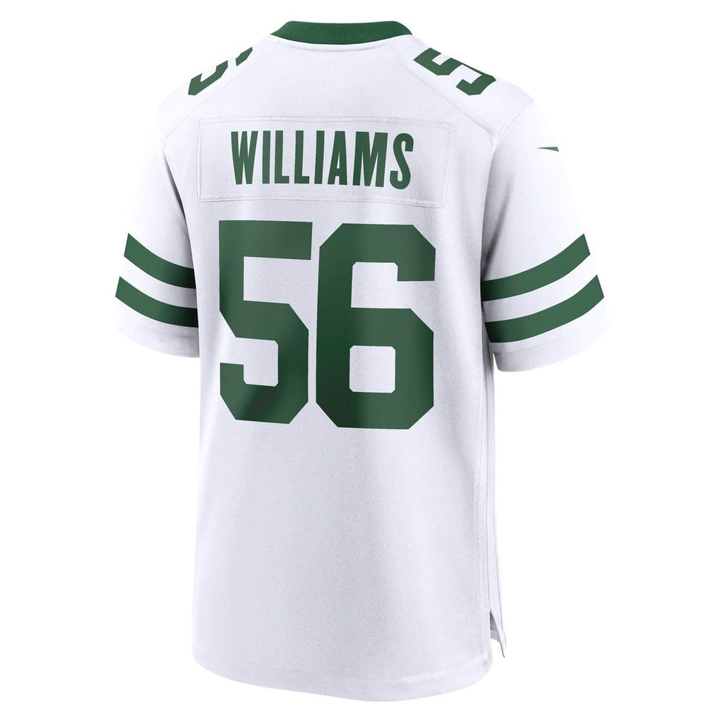 Quincy Williams New York Jets Nike Game Player Jersey – Legacy Green Official NFL Team Apparel Football Fan Gear