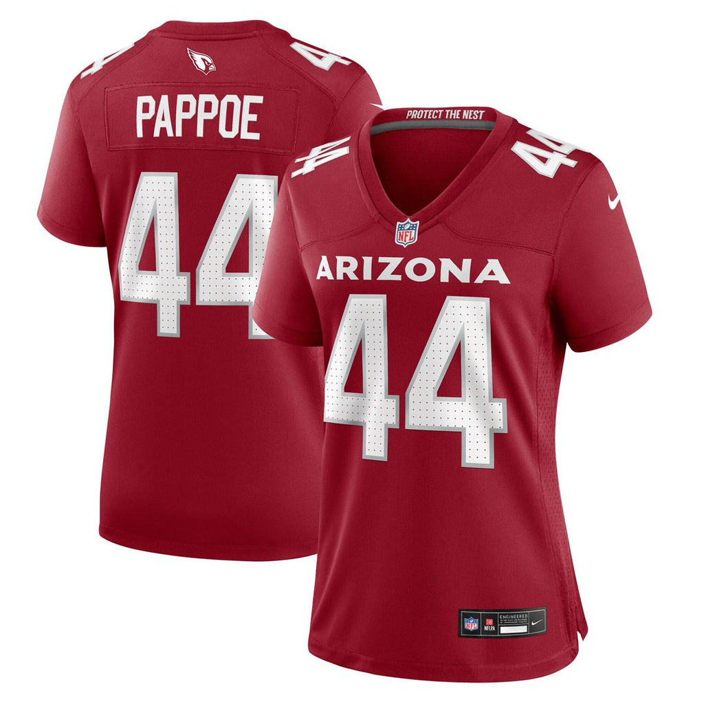 Owen Pappoe Arizona Cardinals Nike Women's Game Jersey - Cardinal Official NFL Team Apparel Football Fan Gear