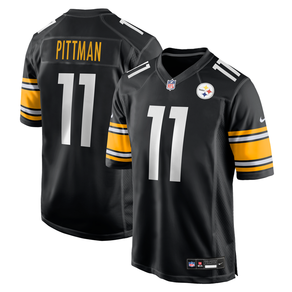 Michael Pittman Jr. Pittsburgh Steelers Nike Game Jersey - Black Official NFL Team Apparel Football Fan Gear