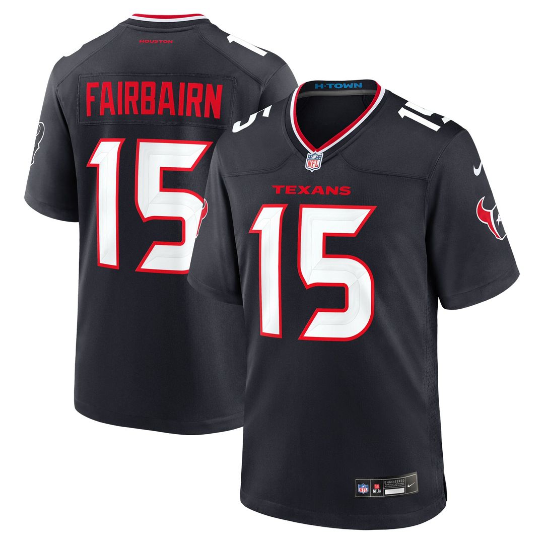 Ka'imi Fairbairn Houston Texans Nike Team Game Jersey - Navy Official NFL Team Apparel Football Fan Gear