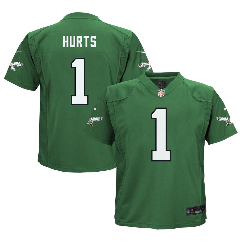Jalen Hurts Philadelphia Eagles Nike Infant Alternate Player Game Jersey - Kelly Green Official NFL Team Apparel Football Fan Gear