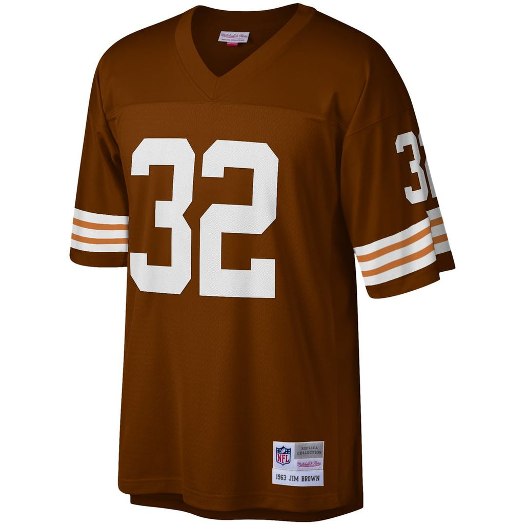 Jim Brown Cleveland Browns Mitchell & Ness Legacy Replica Jersey - Brown Official NFL Team Apparel Football Fan Gear
