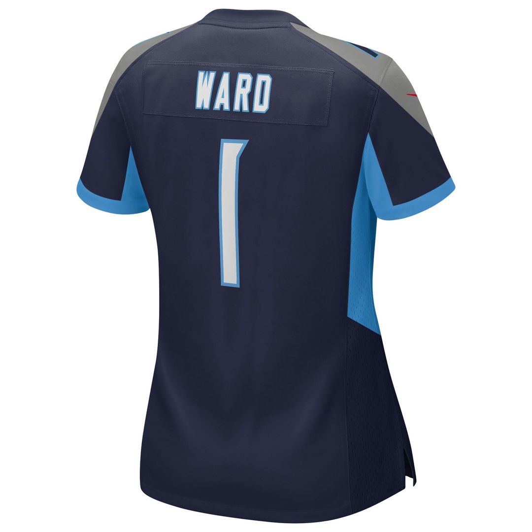 Cameron Ward Tennessee Titans Nike Women's Team Game Jersey - Light Blue Official NFL Team Apparel Football Fan Gear